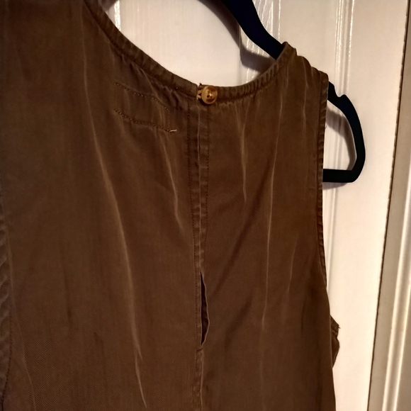 Thread & Supply Feria Dress Olive S NWOT - Picture 5 of 7